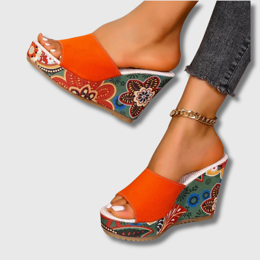 Nysoria™ | Floral Print Orthopedic Sandal