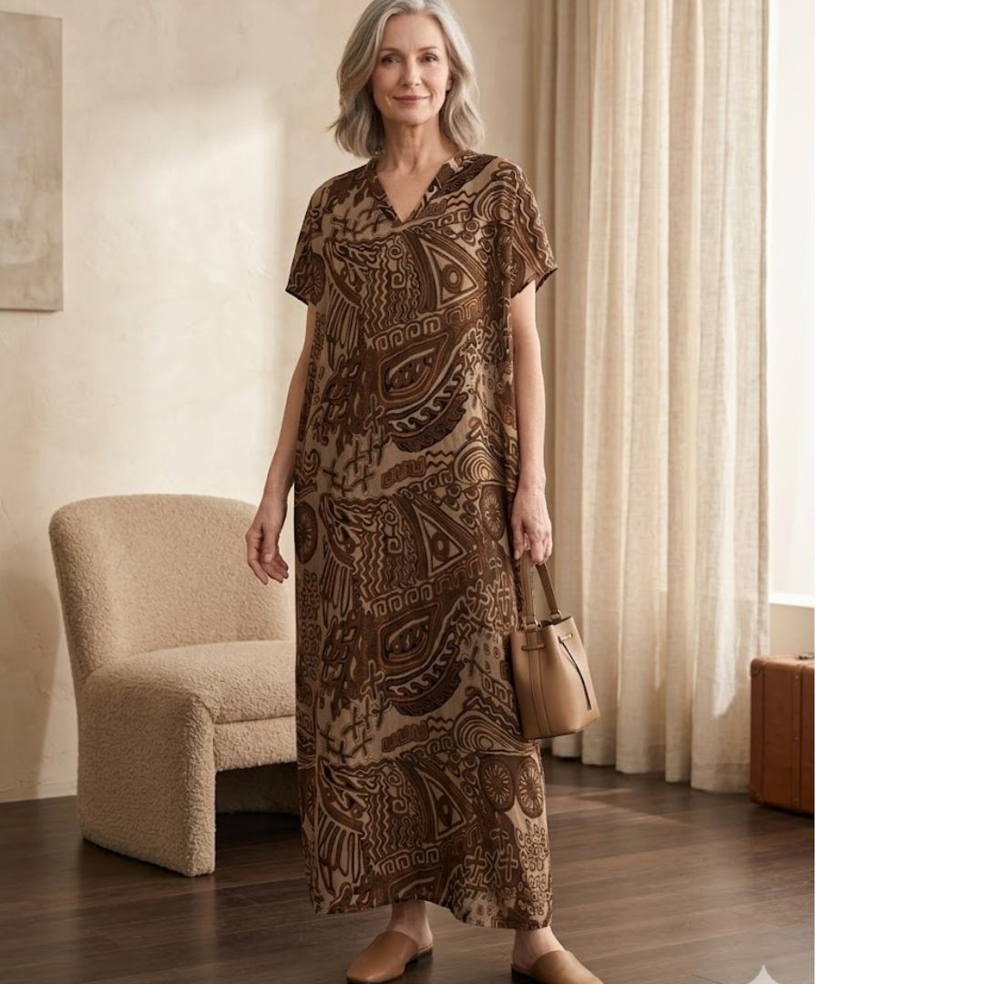 Luna Printed Maxi Dress