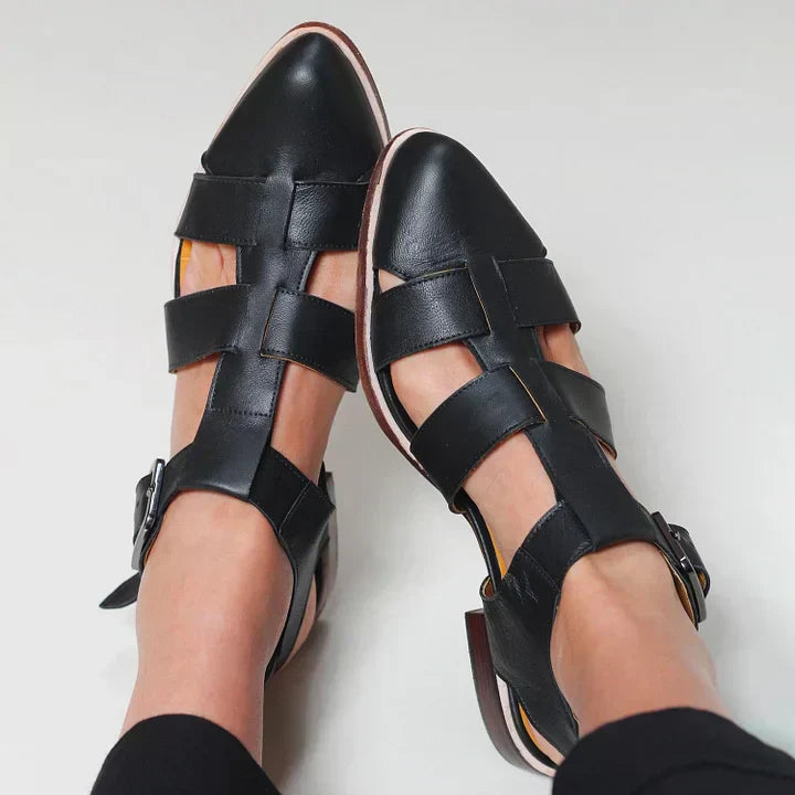 Jesselle™ | WOVEN FLAT SANDALS