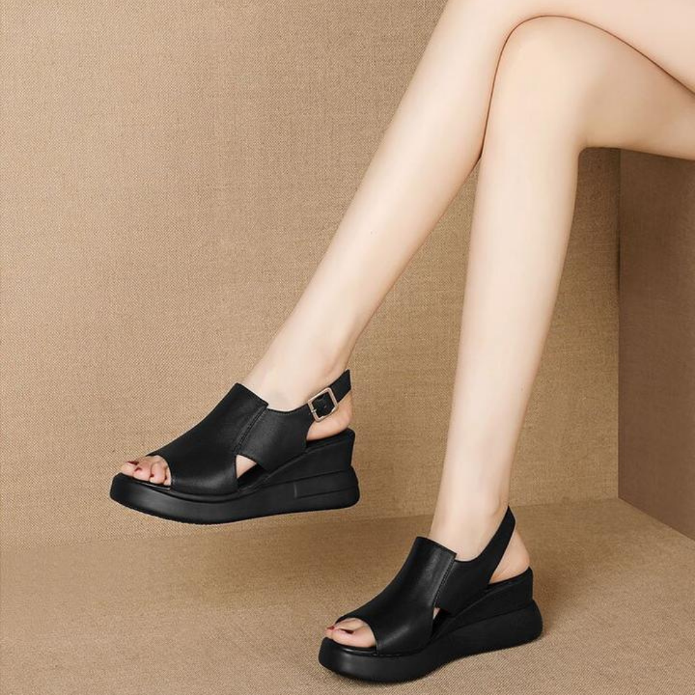 Deloria™ | Orthopedic Wedge Slingback Sandals