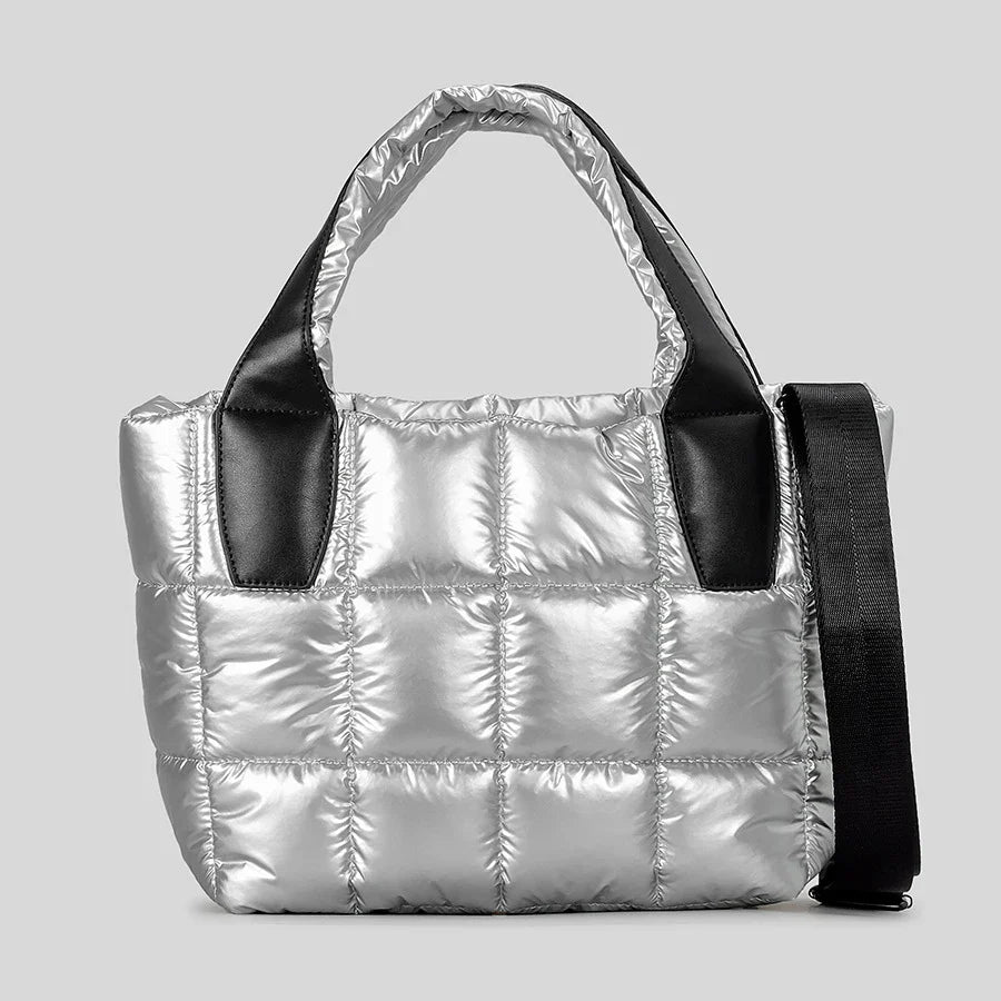 Amara Quilted Puffer Tote