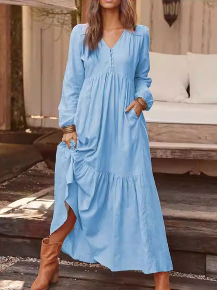 Luna Soft Flow Maxi Dress
