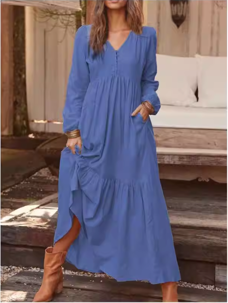 Luna Soft Flow Maxi Dress
