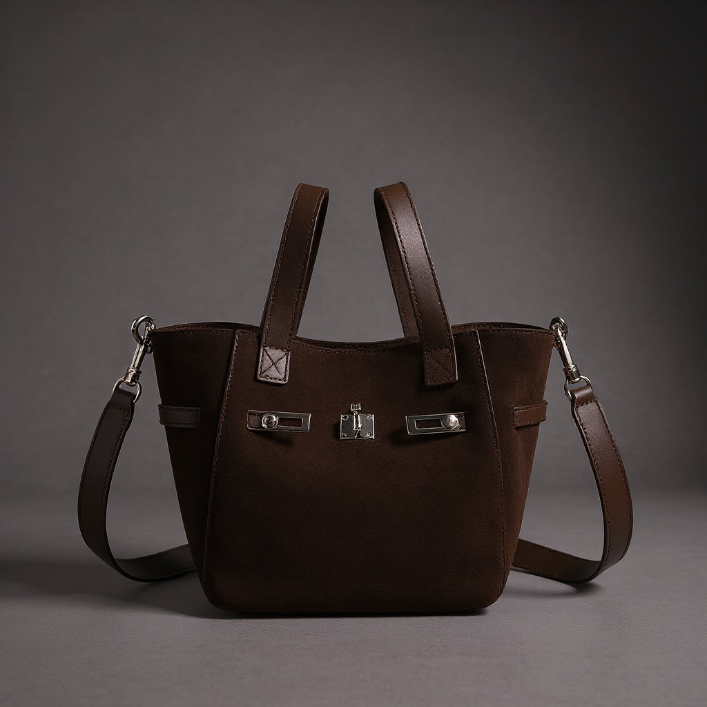 Melania Mini Suede Tote