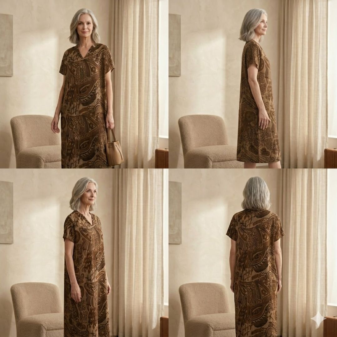 Luna Printed Maxi Dress