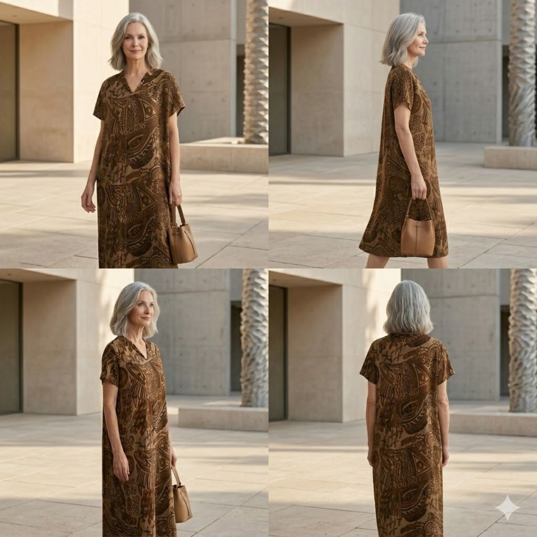 Luna Printed Maxi Dress