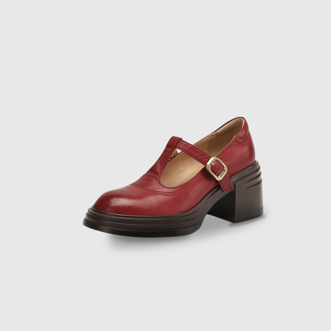 Virella | Chunky Mary Jane Pumps