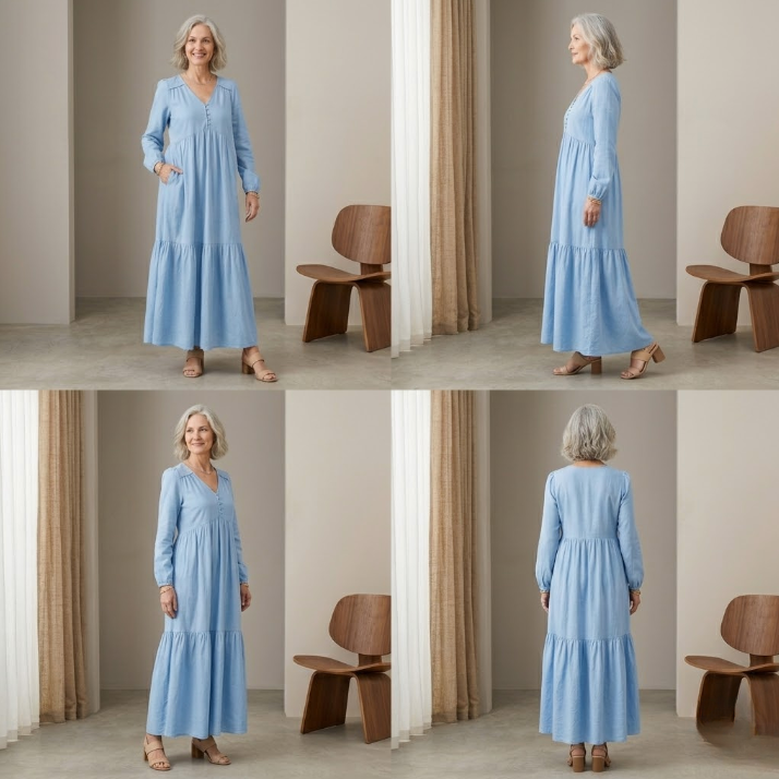 Luna Soft Flow Maxi Dress