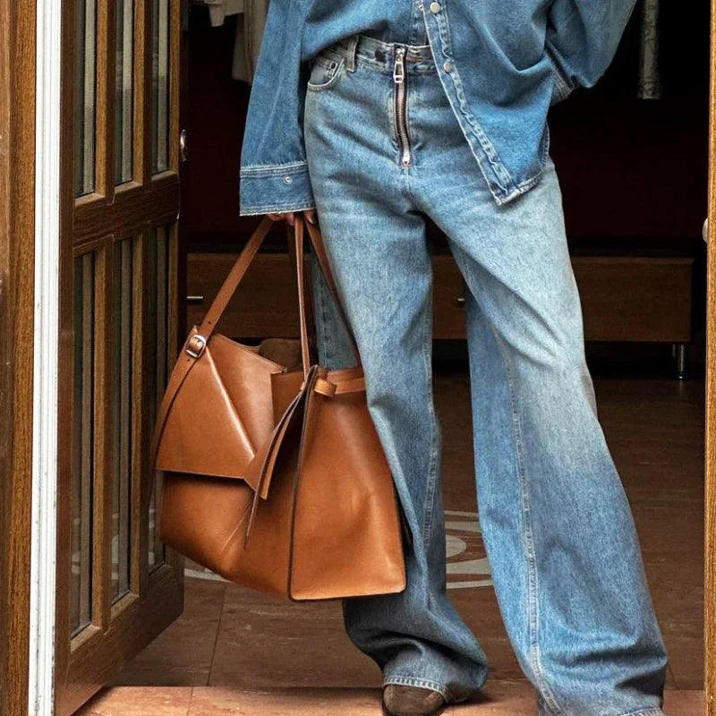 The Nantucket Leather Tote