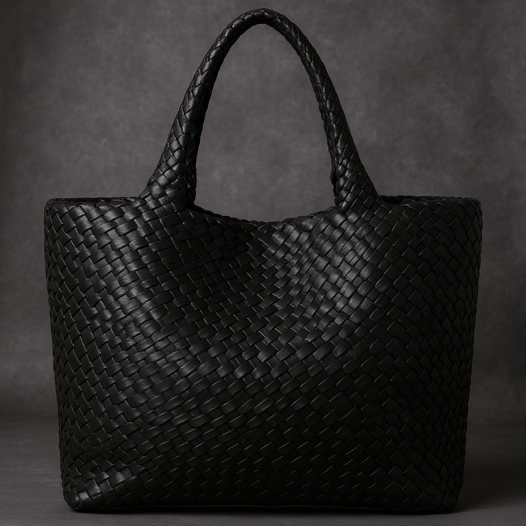 Lana Handwoven Leather Tote